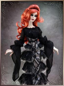 Wilde Imagination - Evangeline Ghastly - Shrouded in Darkness Blouse - Outfit